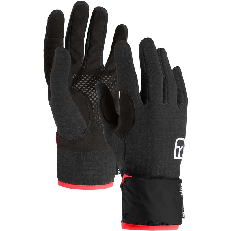 

Перчатки флисовые сетчатые перчатки Ortovox, черный