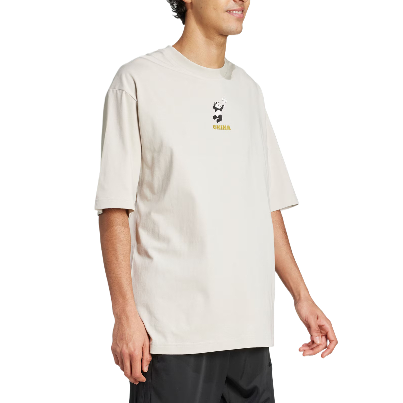 Футболка Unisex Adidas, коричневый — фото 4