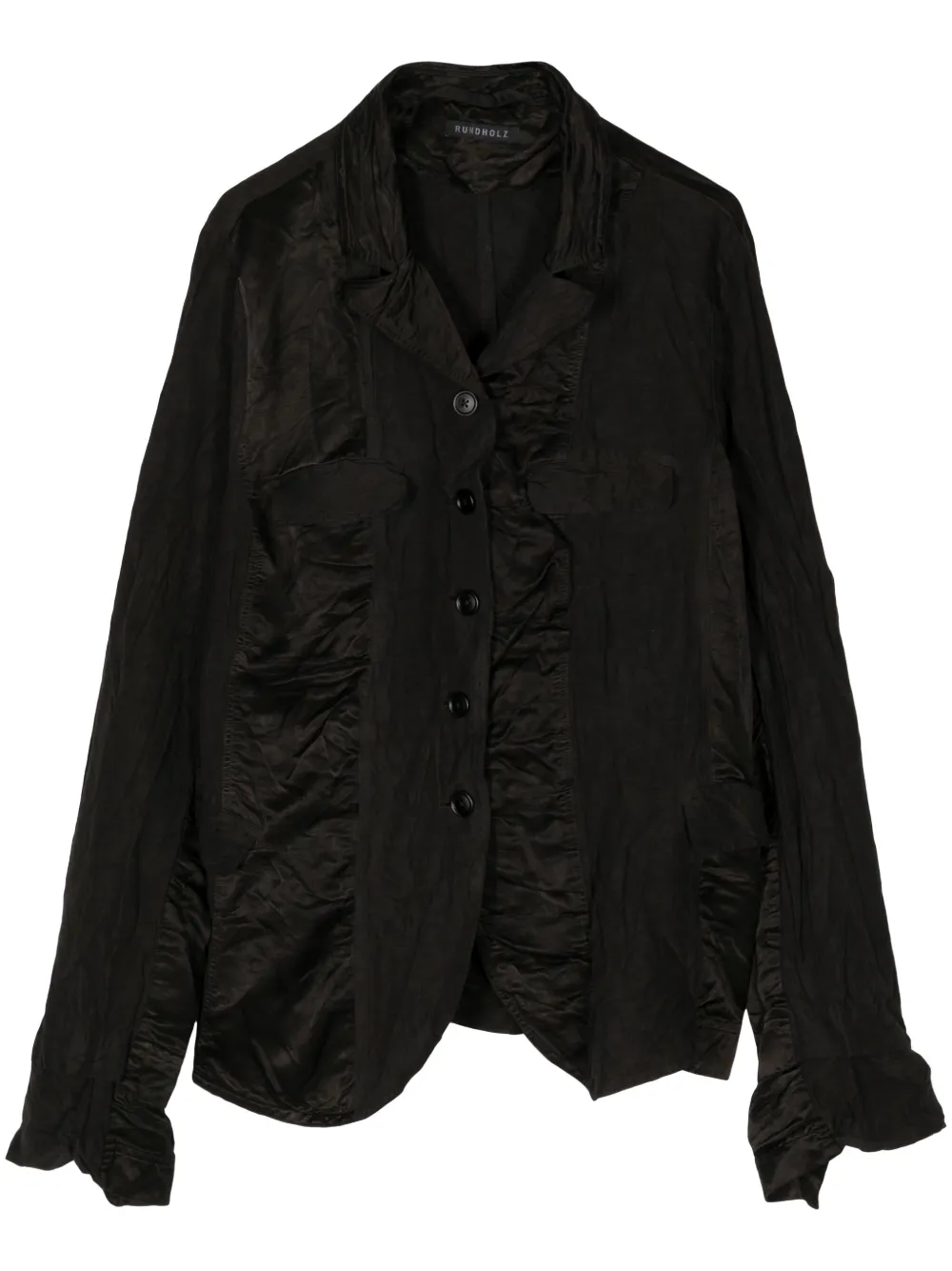 

Жакет из смесового льна Rundholz, черный