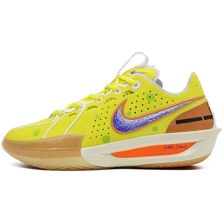 

Баскетбольные кроссовки Air Zoom GT Cut 3 Vintage, унисекс, низкие, цвет синий/белый/зеленый Nike