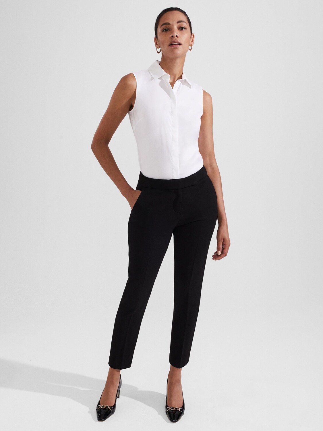 

Миниатюрные брюки Чарли Hobbs, черный