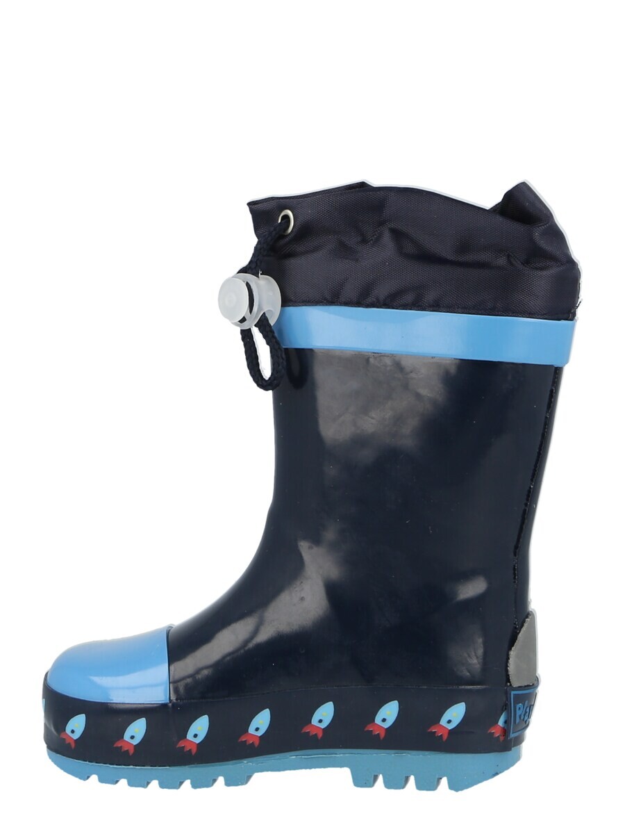 Ботинки PLAYSHOES Rubber Boots Die Maus Weltraum, цвет marine blue/Light blue — фото 2