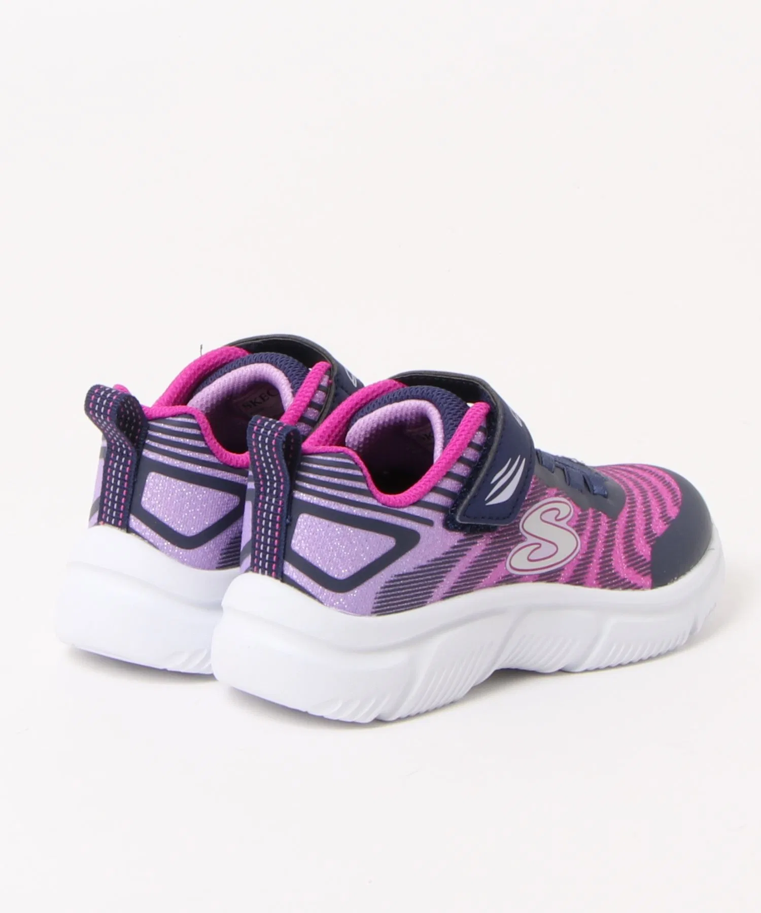 Детские кроссовки SKECHERS GO RUN 650-FIERCE FLASH тёмно-синие — фото 2