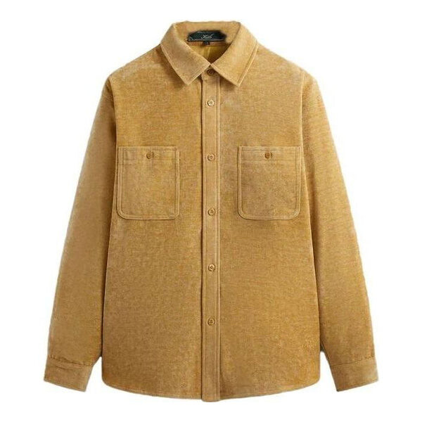 

Рубашка chenille apollo shirt 'sharp' Kith, желтый