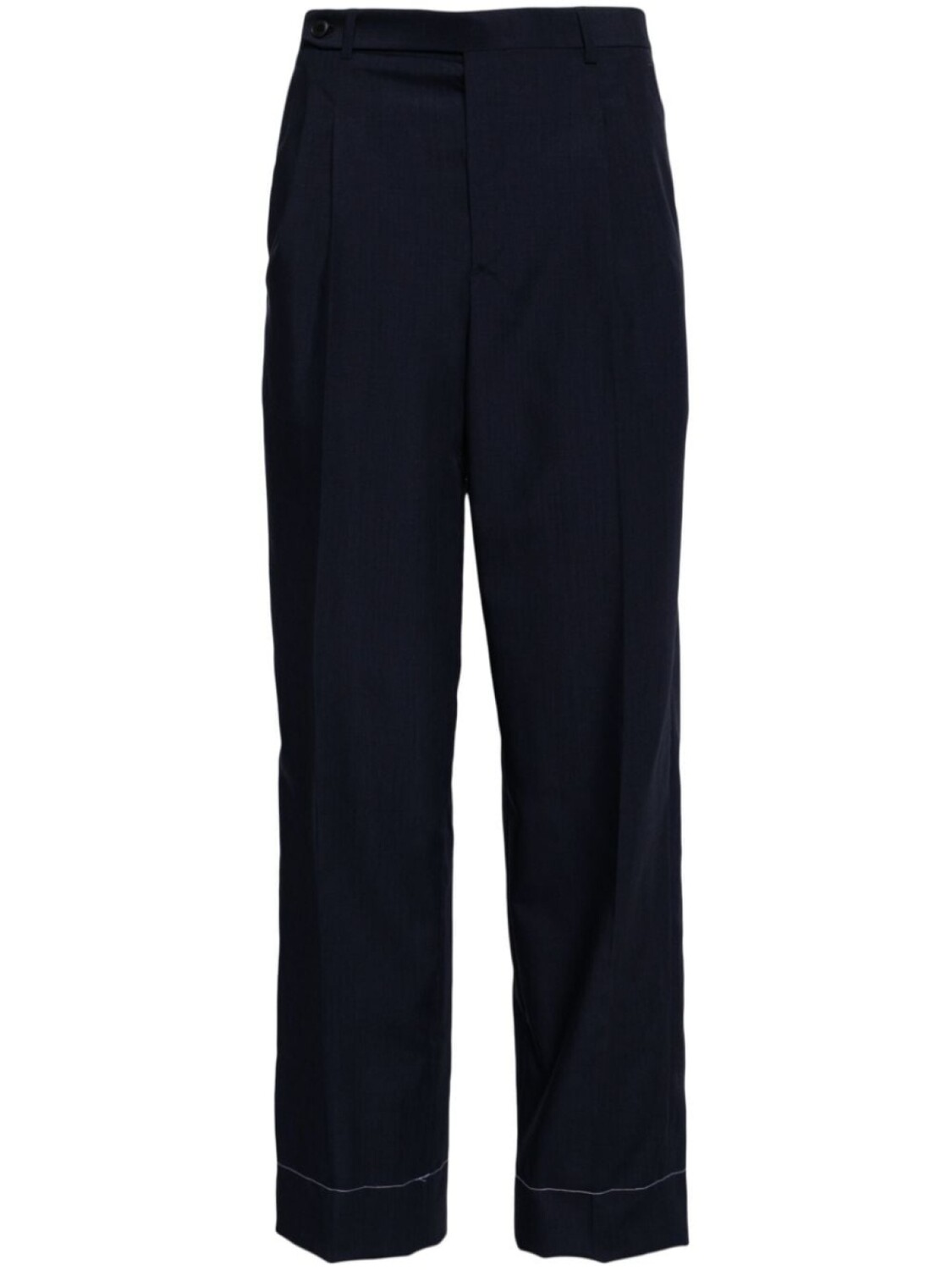 

Brioni брюки с декоративными пуговицами, синий
