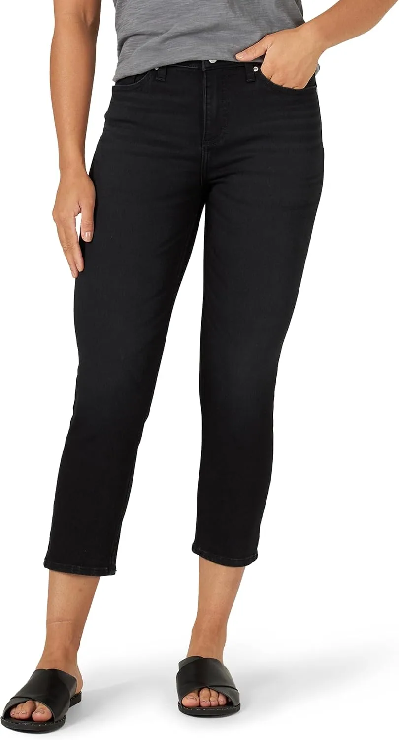 

Lee Женские джинсы Cigarette Crop Mid-Rise