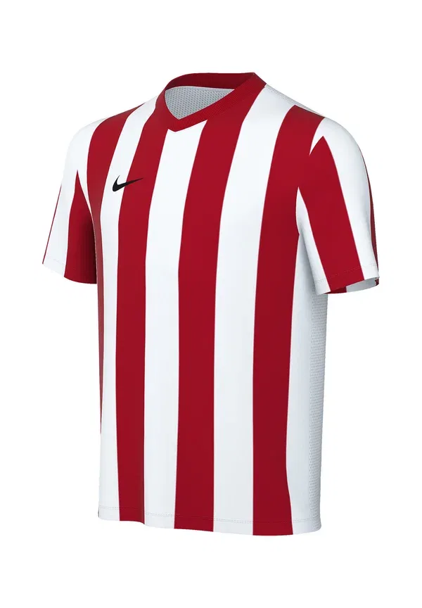 Футболка Nike Performance Division v Striped Fussball Teamsport, бело-красная