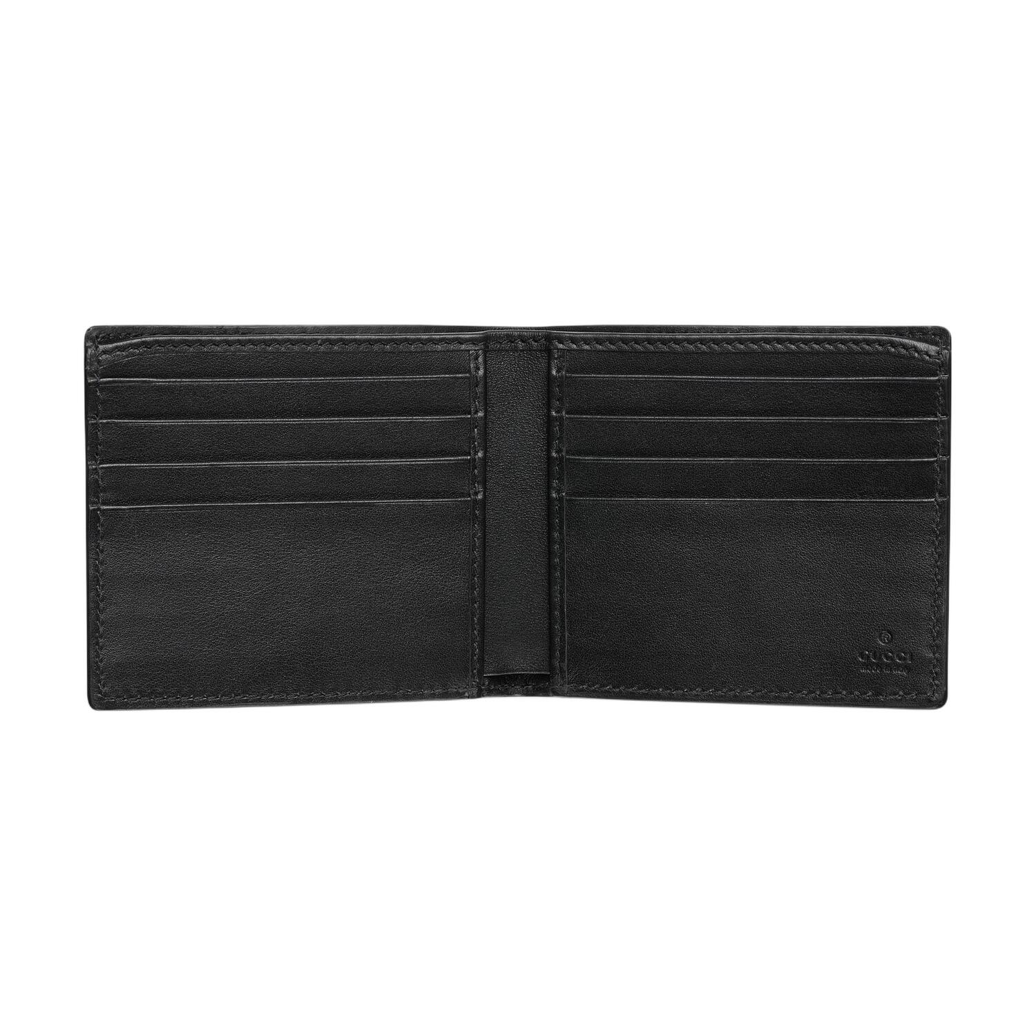 GUCCI Кожаный кошелек Regular Men's Black — фото 4