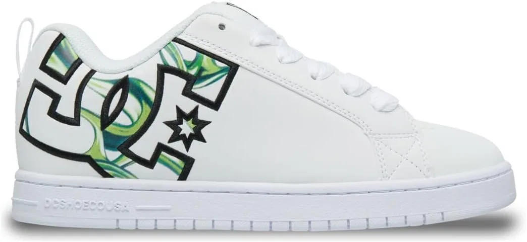Мужские кроссовки DC Shoes Court Graffik, Liquid Fuego White — фото 2