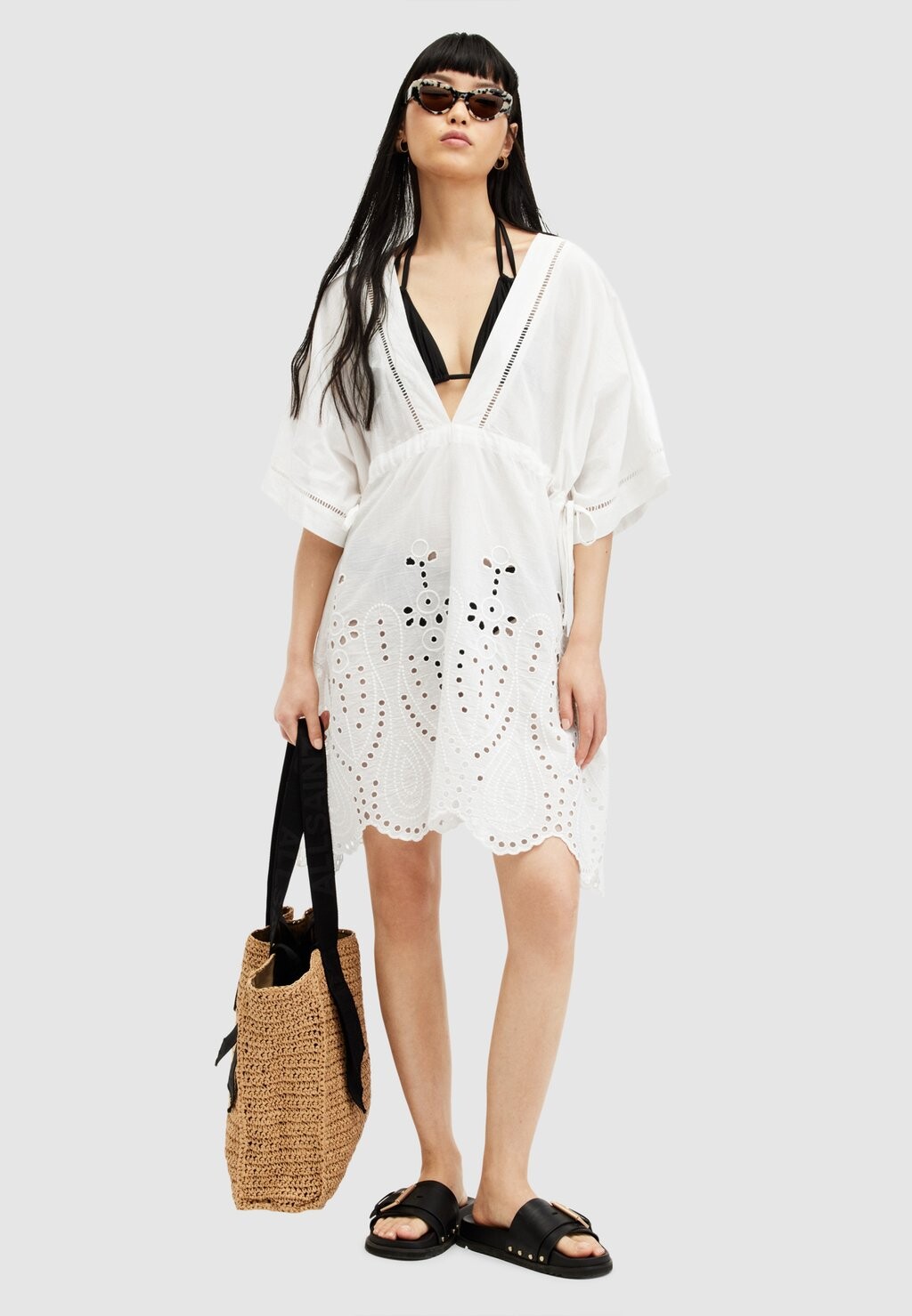 

Повседневное платье AVALON COVER UP AllSaints, цвет Chalk White