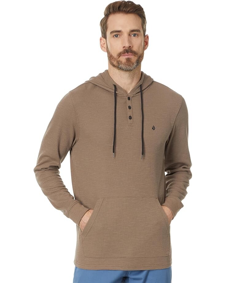 

Толстовка Volcom Murph Thermal Long Sleeve, цвет Teak