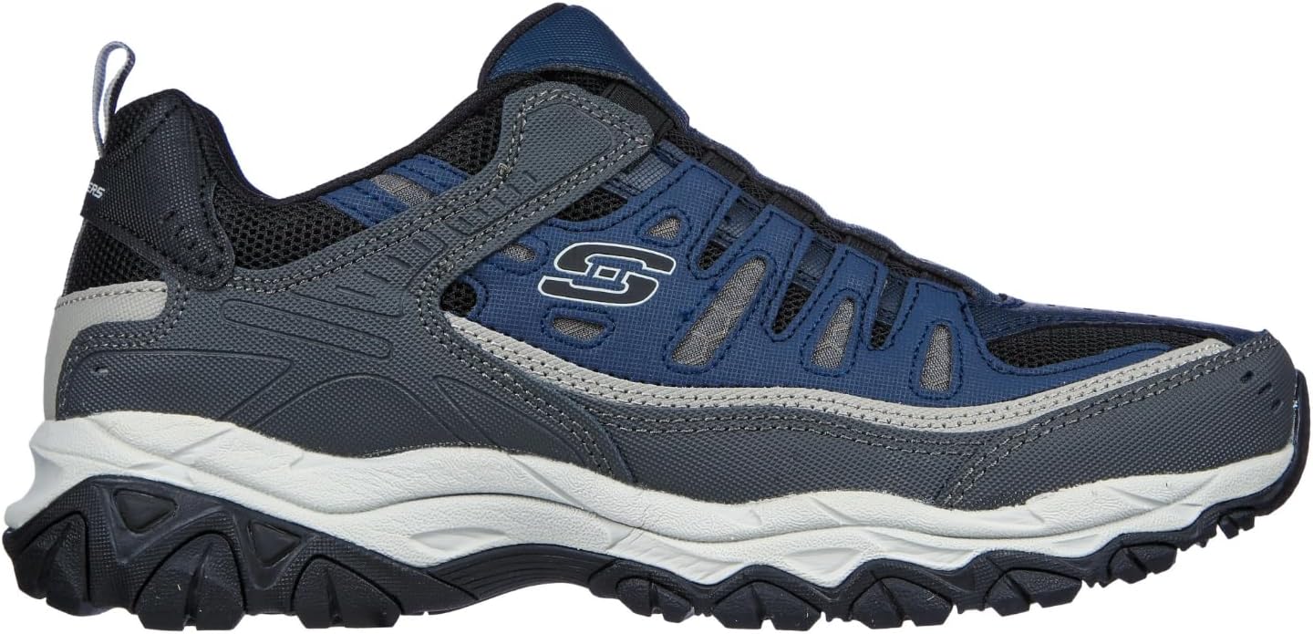 Мужские кроссовки Skechers Afterburn M. Fit Wonted, синий/серый/темно-синий — фото 4