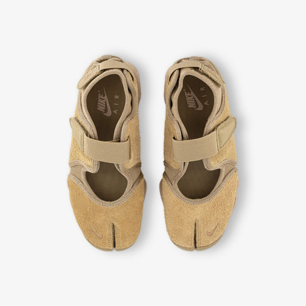 Кроссовки замшевые Nike Air Rift с низким верхом, бежевый — фото 2