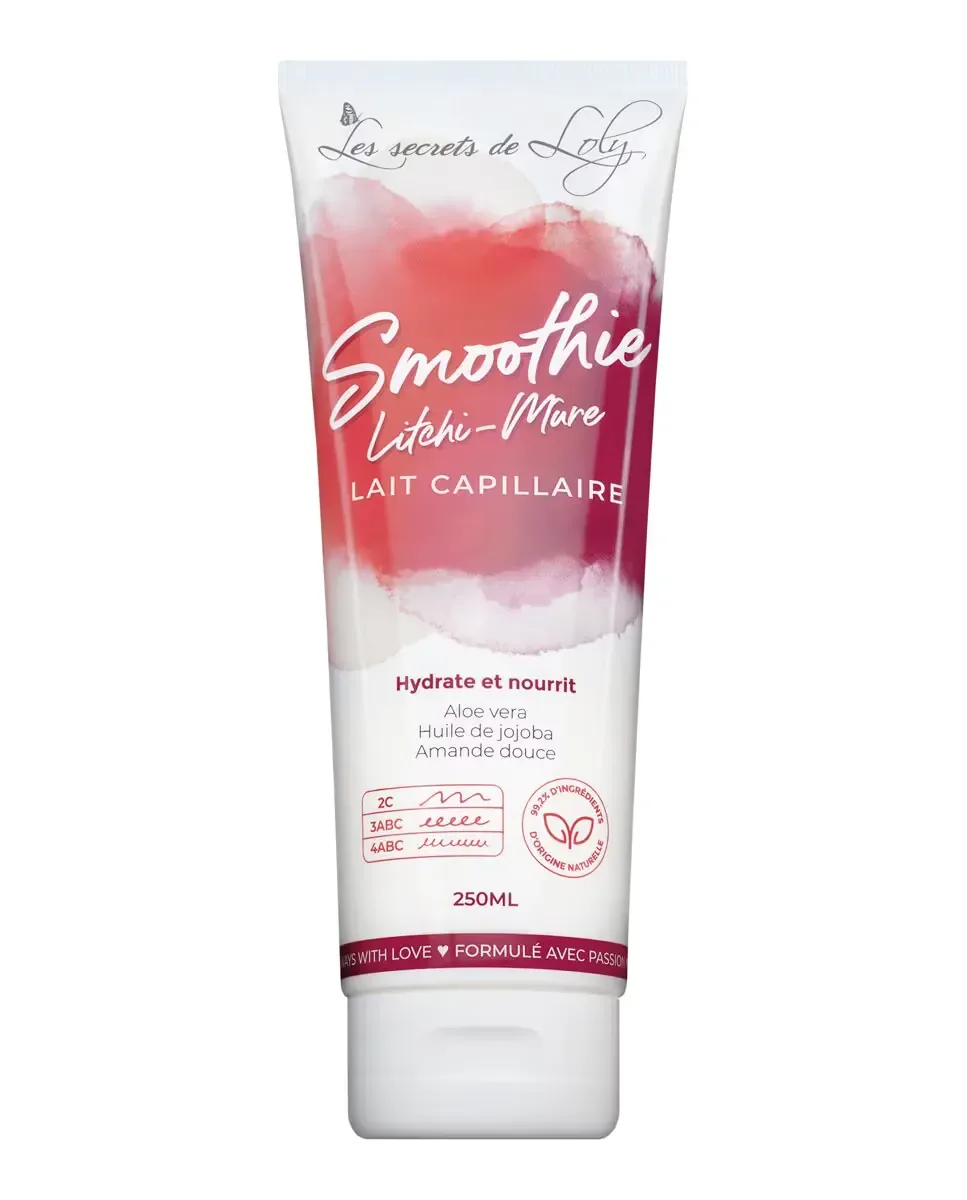 Питательное молочко для волос Smoothie Личи Ежевика 250 мл Les Secrets De Loly