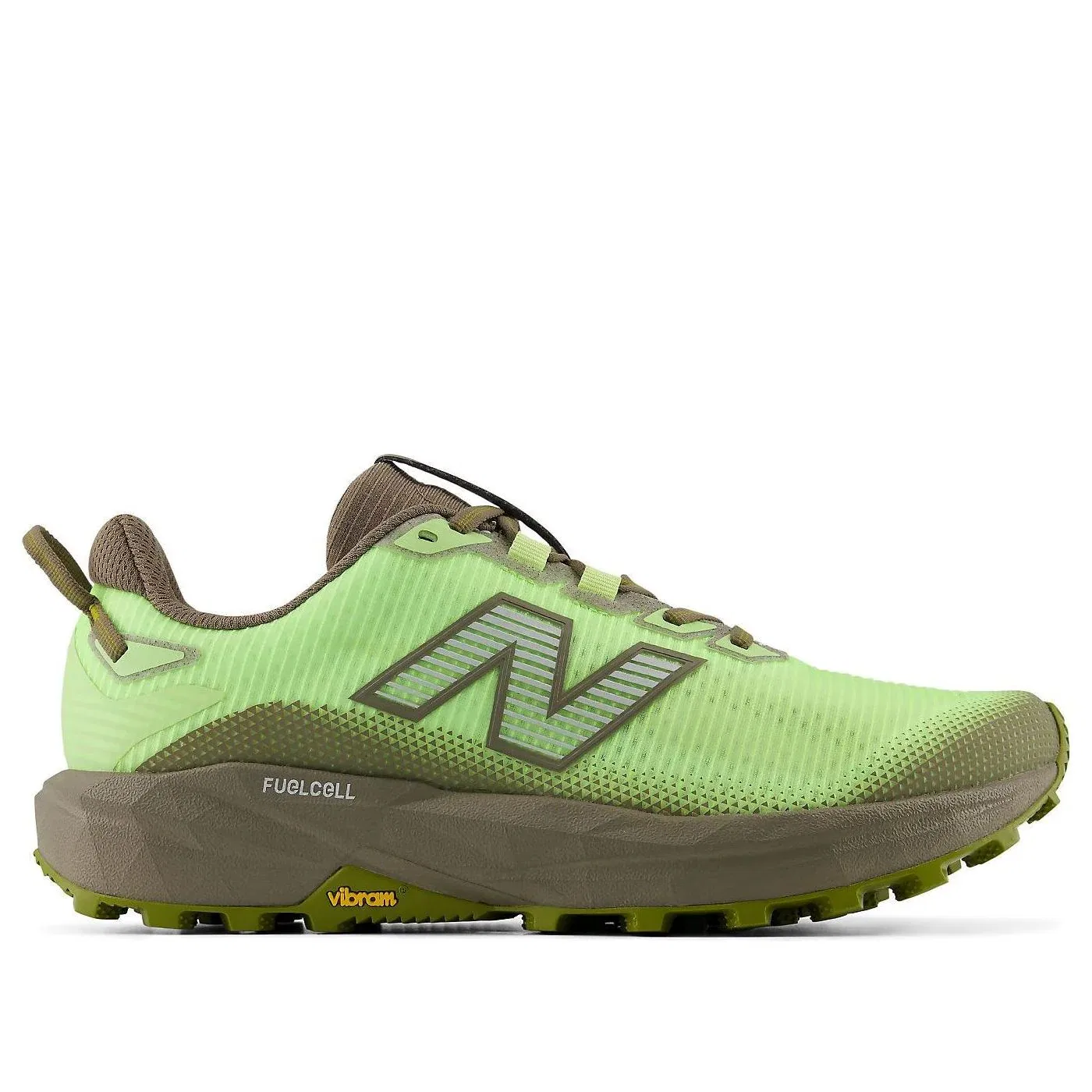 Кроссовки New Balance FuelCell Rebel Trail 'Afterglow Thunder Brown' MRBT66K, зеленый — фото 2