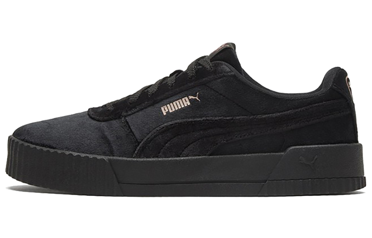 

Кроссовки PUMA Carina Velvet Black/Gold Women's