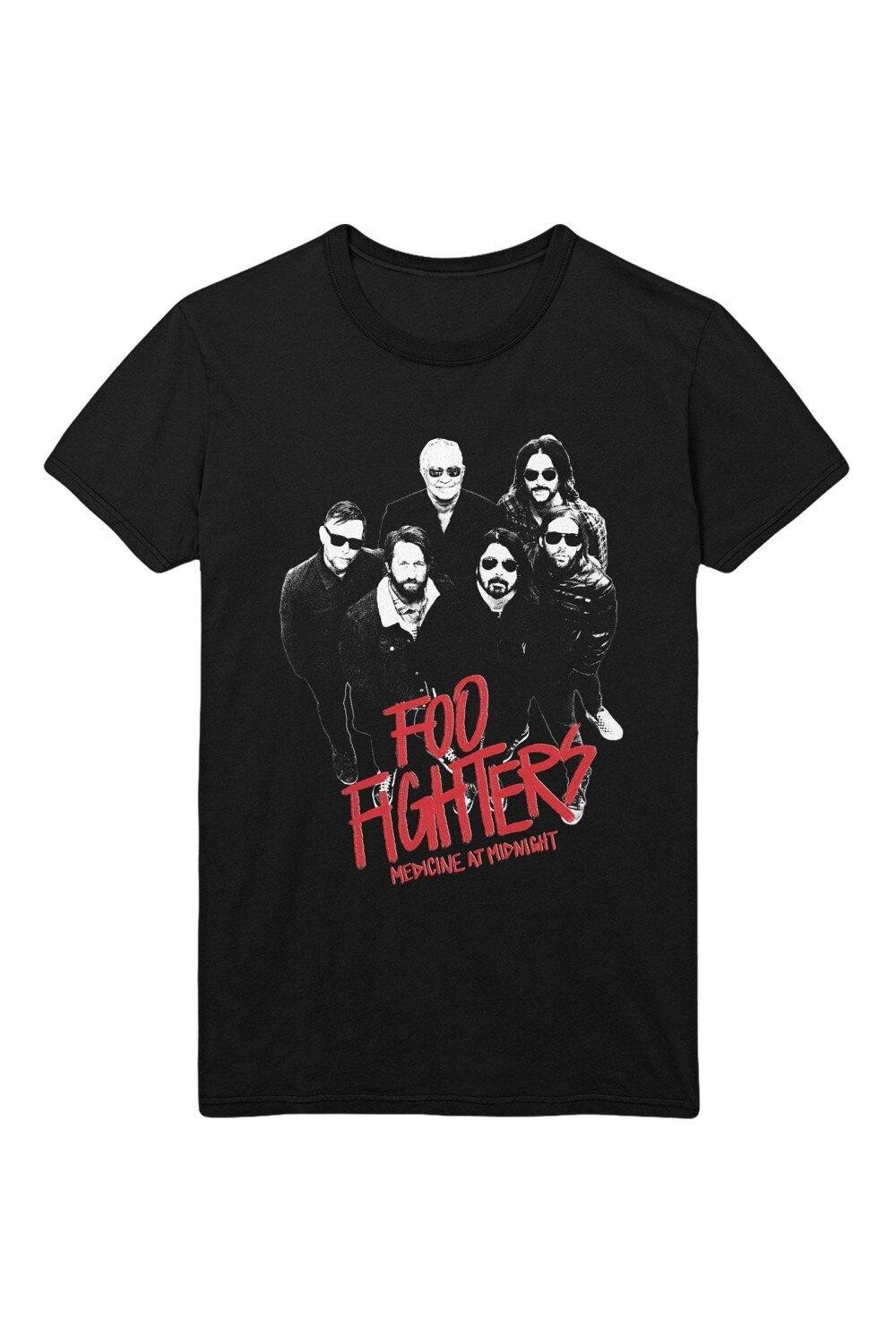 

Футболка с фотографией Medicine At Midnight Foo Fighters, черный