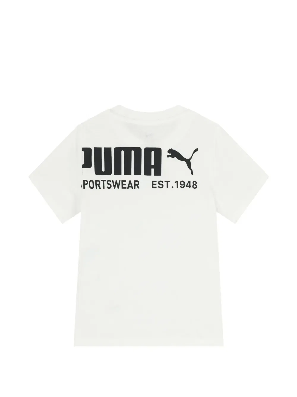 Футболка с логотипом Puma Kids, белый — фото 2