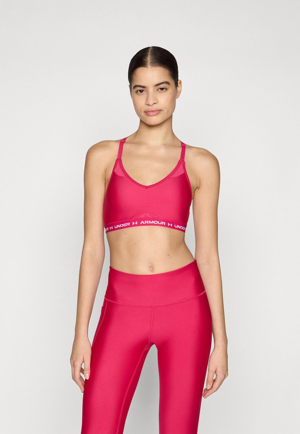 

Спортивный бюстгальтер с легкой поддержкой CROSSBACK LOW BRA Under Armour, розовый