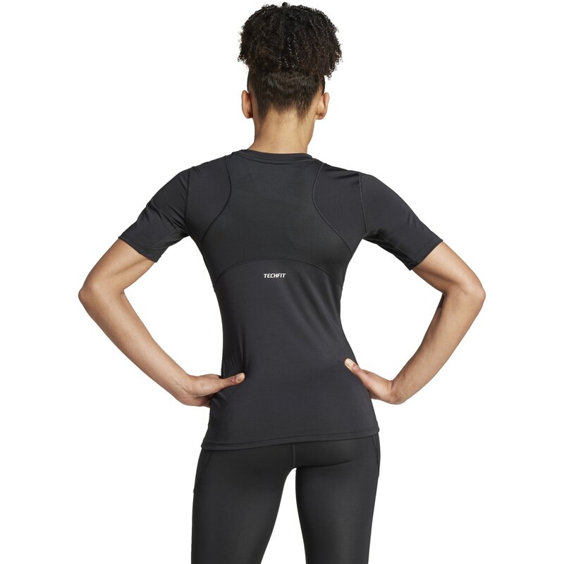 Тренировочная футболка Techfit Adidas, черный — фото 3