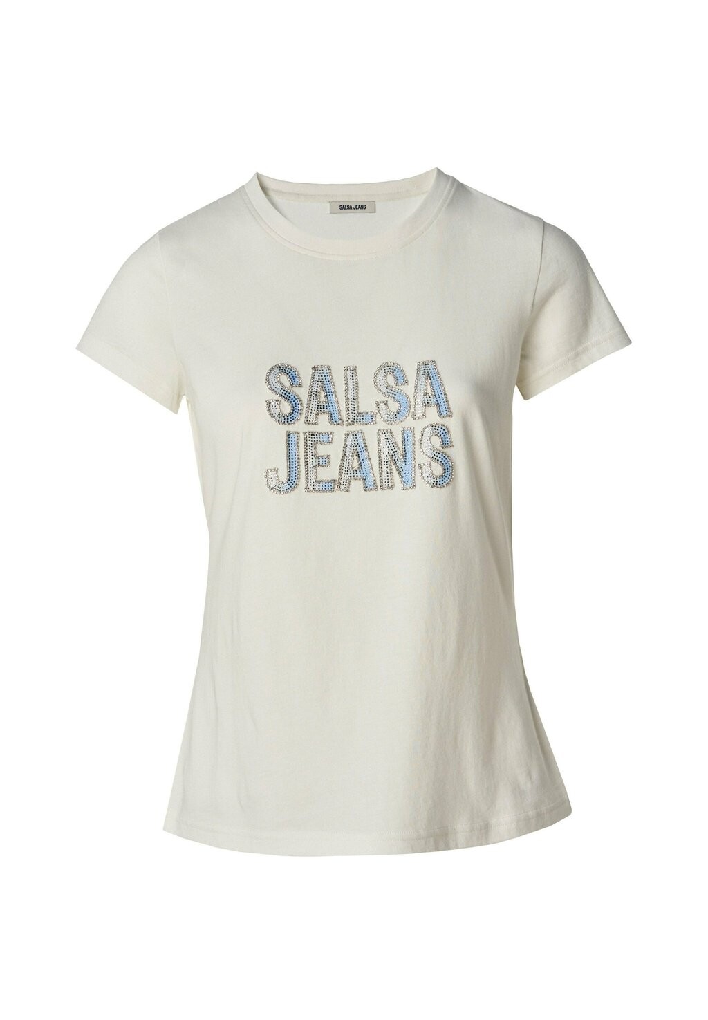 

Футболка с принтом Salsa Jeans, кремовый