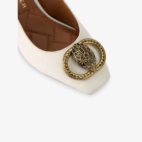 Туфли-челси Kurt Geiger London с открытой пяткой, белый — фото 3