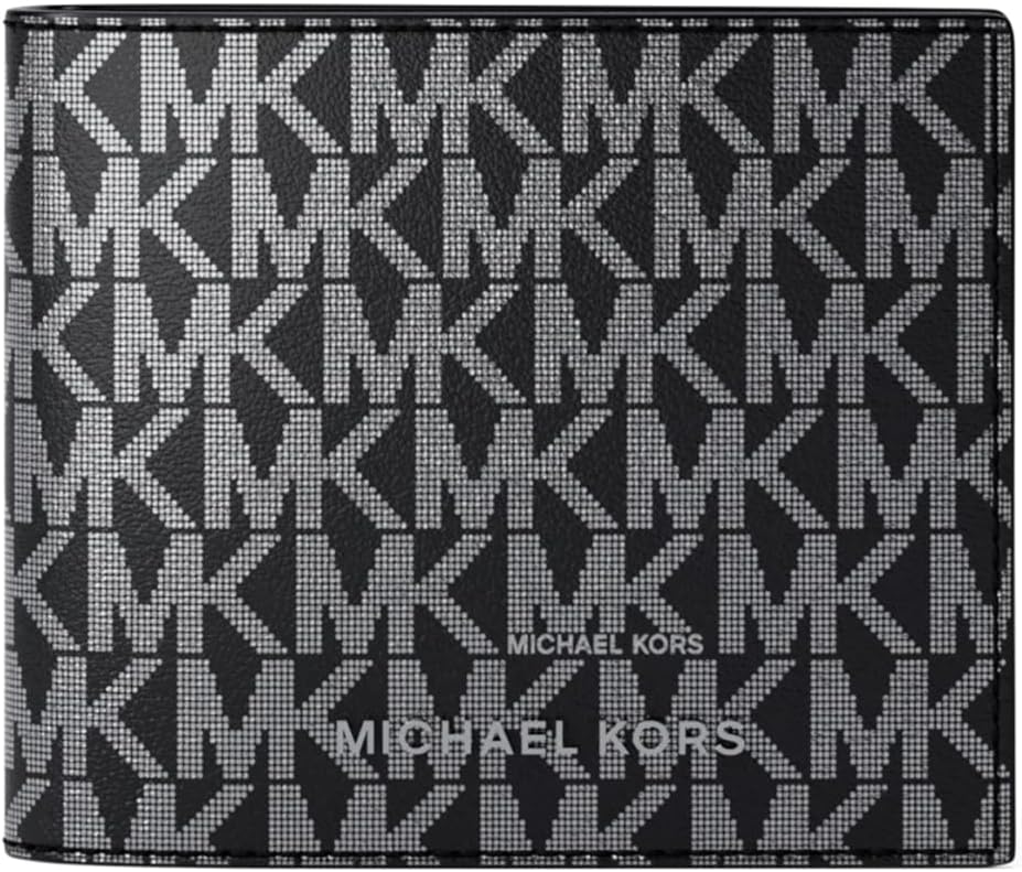 

Мужской кошелек Michael Kors Hudson с футляром, Black Signature