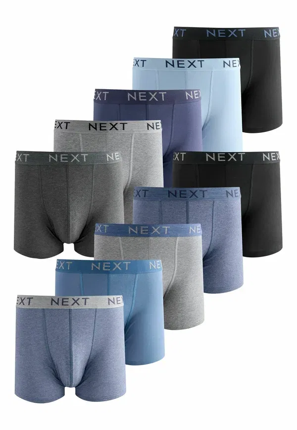 Трусы 10 шт Next, blue grey black, сине-серо-черный