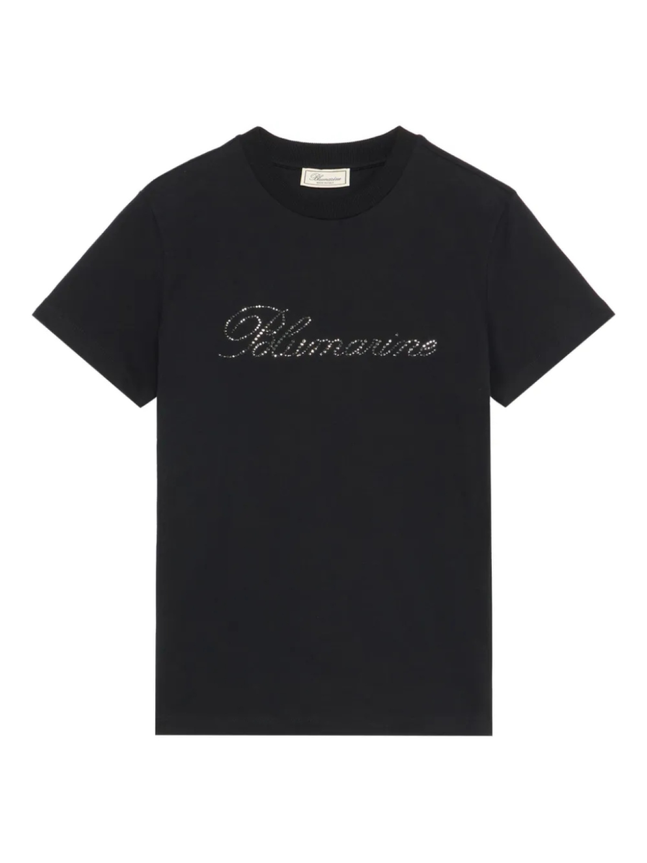 

Футболка с вышитым логотипом Blumarine, черный