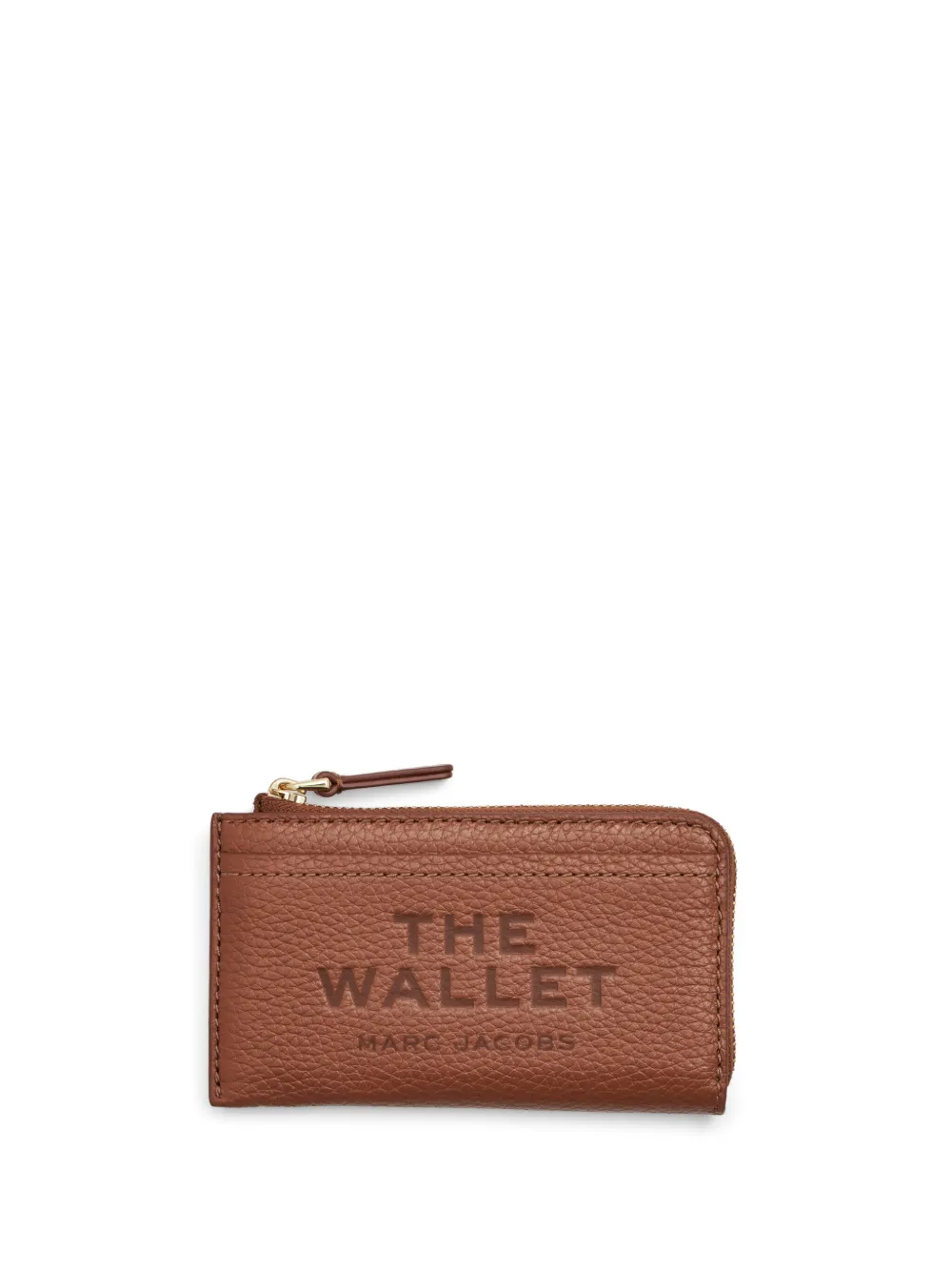 

Кошелек The Leather на молнии MARC JACOBS, коричневый