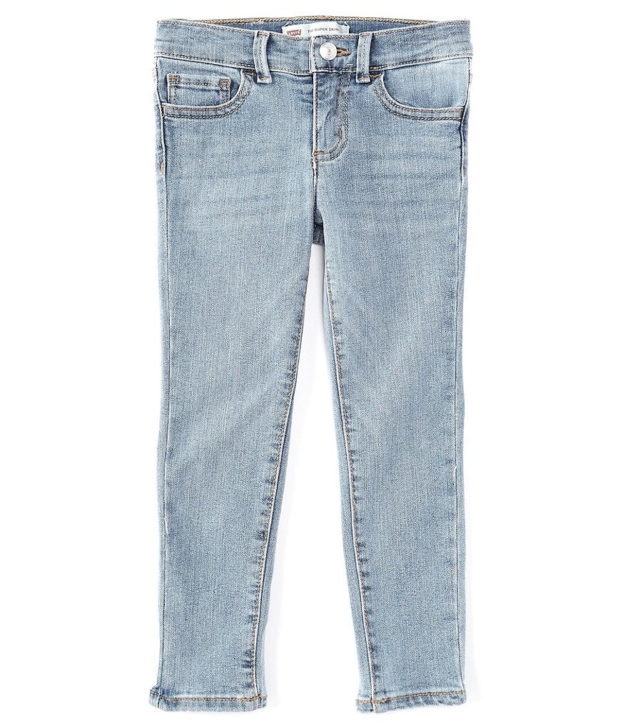 

Джинсовые джеггинсы Levi's Little Girls 2T-6X Lana, синий