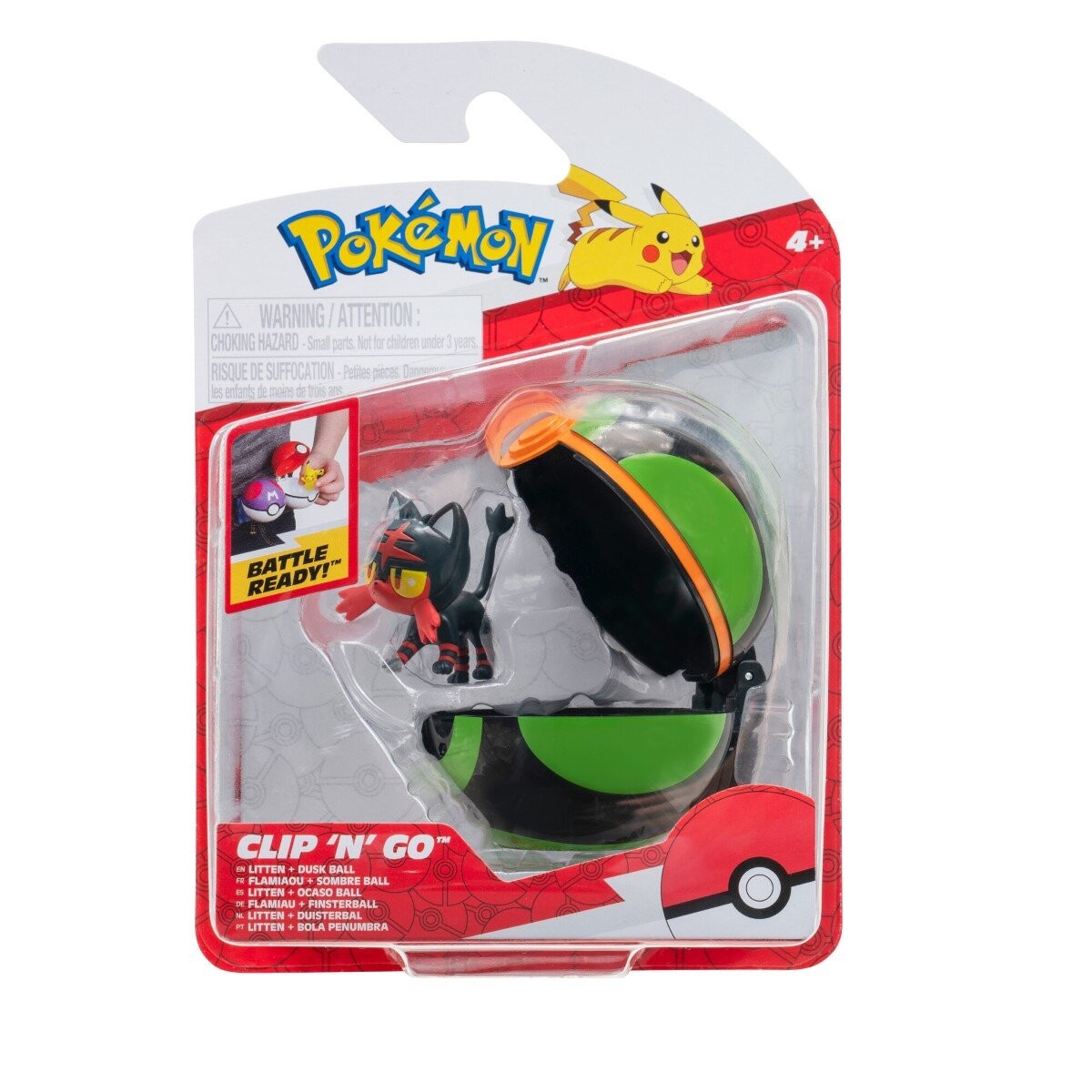 

PKW - Clip 'N' Go (Litten & Dusk Ball) W16 Pokemon