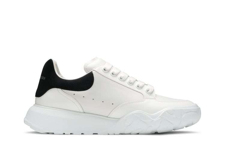 

Кроссовки Alexander McQueen Oversized Court Trainer 'White Black', белый