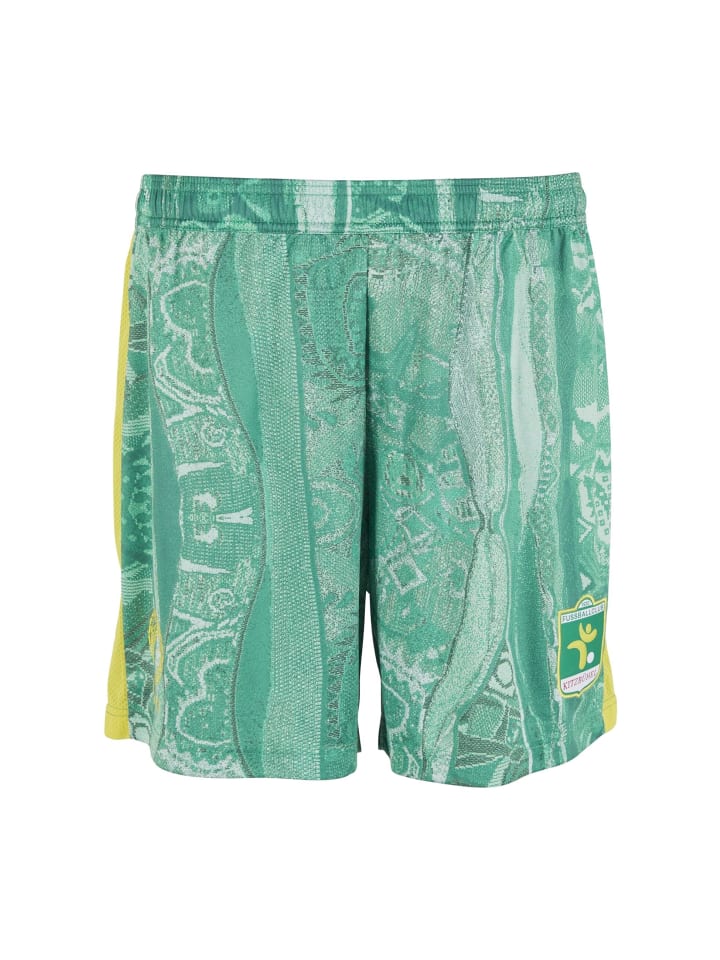 

Сетчатые шорты Carlo Colucci зеленого/желтого цвета Carlo Colucci