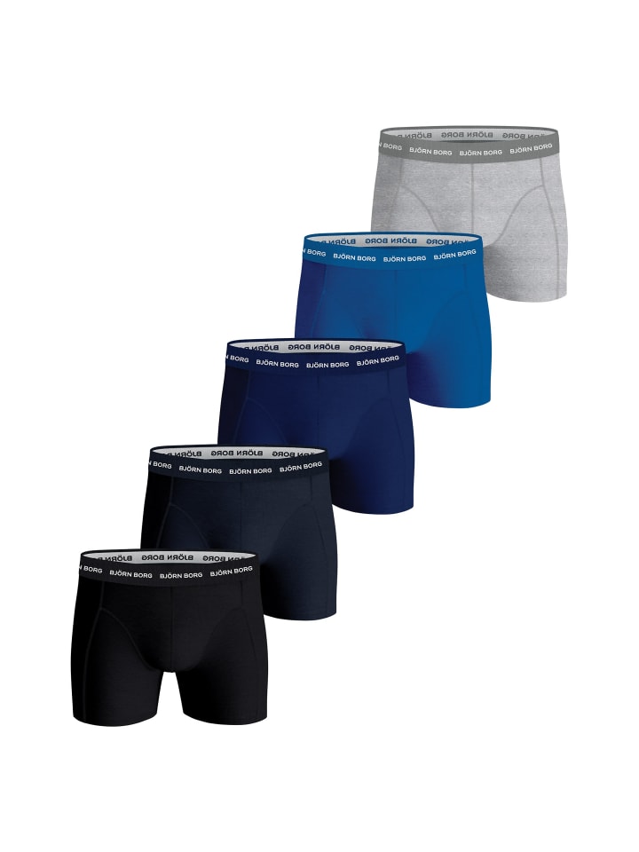 

Боксерские трусы Björn Borg, цвет schwarz/blau/grau