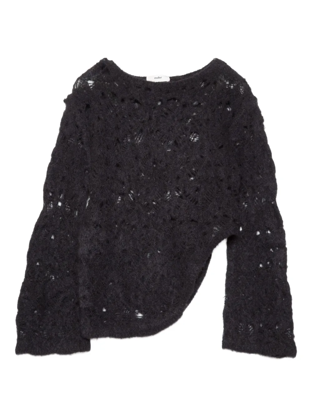 

Свитер фактурной вязки Muller Of Yoshiokubo, черный