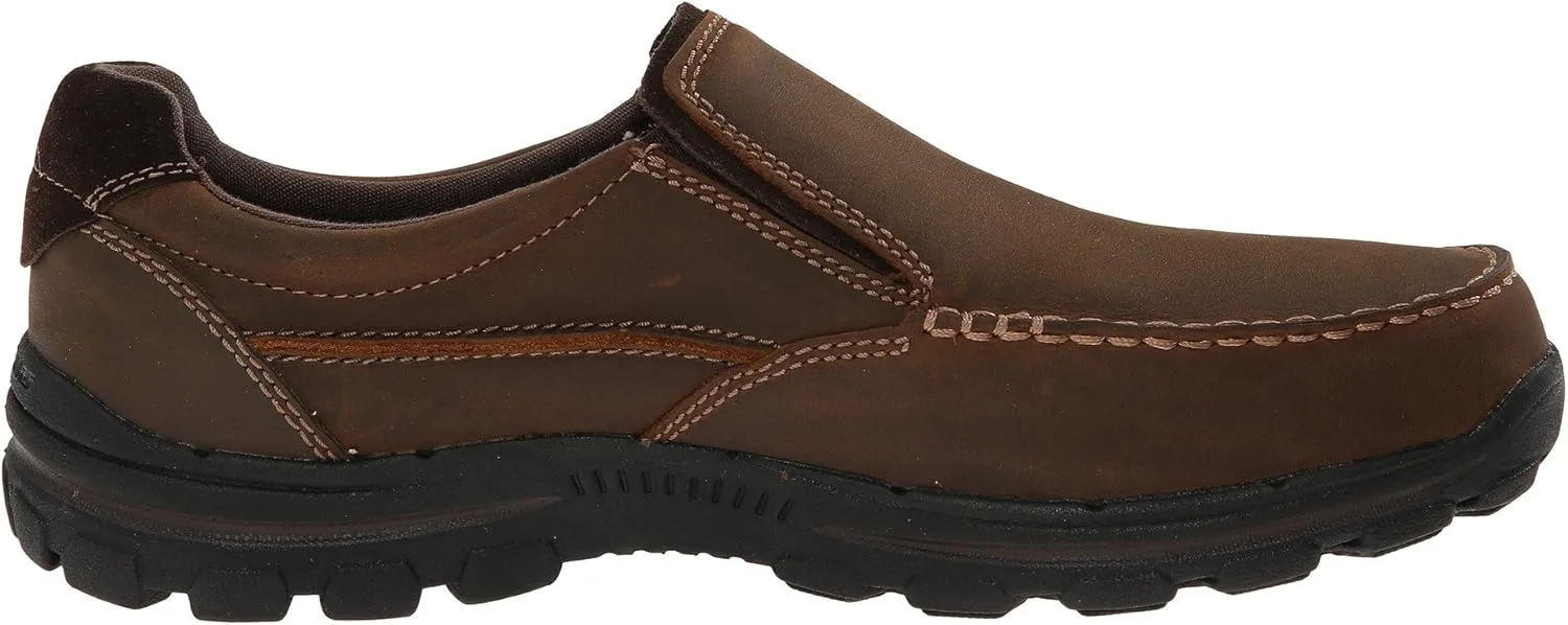 Мужские лоферы Skechers USA Braver Randon, темно-коричневый — фото 4