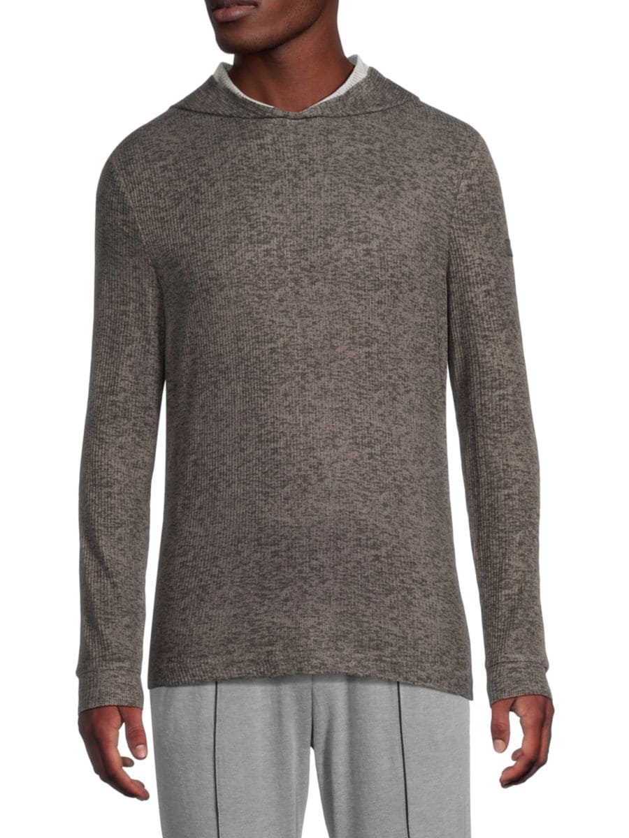 

Толстовка с капюшоном в рубчик Ted Baker, цвет Castlerock