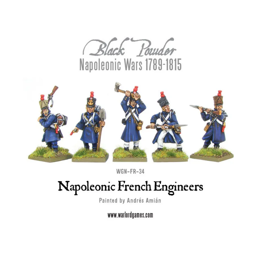

Наполеоновские французские инженеры, Black Powder - Napoleonic Wars 1789-1815 - French Empire (28mm)
