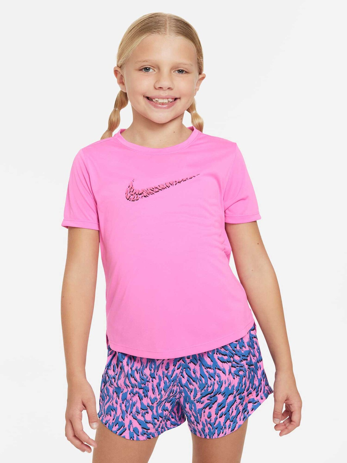 

Футболка Nike G NK ONE SS TOP GX VNR, розовый