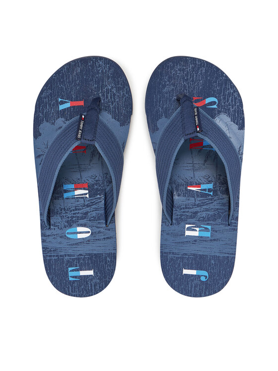 

Шлепанцы Tjm Elevated Beach Sandal EM0EM01561 Tommy Jeans, синий