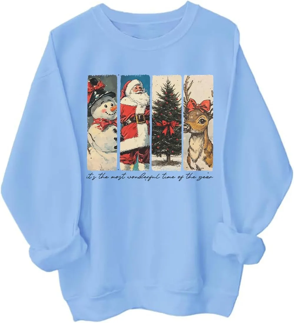 

Свитшут с принтом "It's The Most Wonderful Time Of The Year" Happy Christmas, Unisex BTGRL