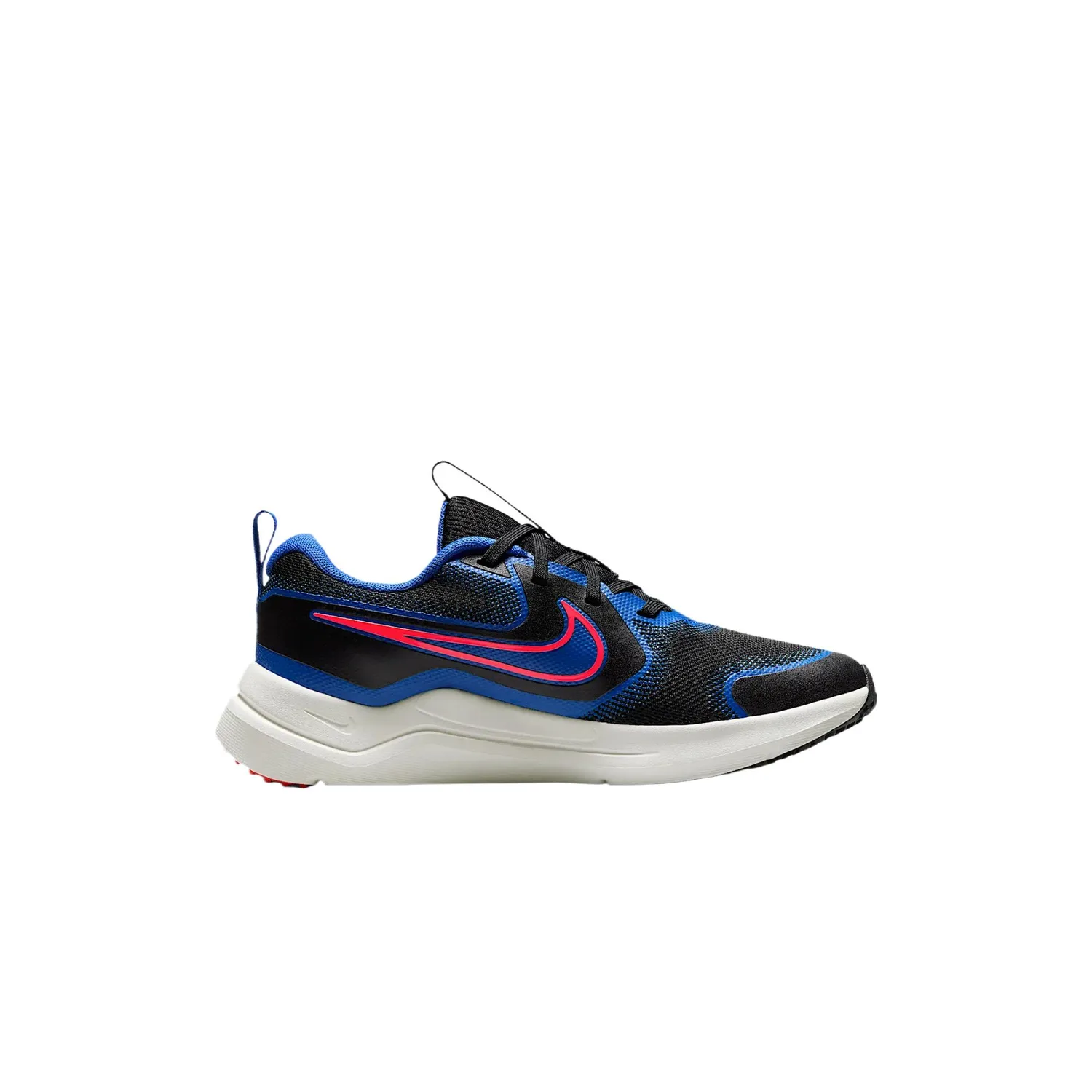 Nike Детские беговые кроссовки Cosmic Runner Cushioning черный/королевский синий/горный белый/яркий темно-красный — фото 2