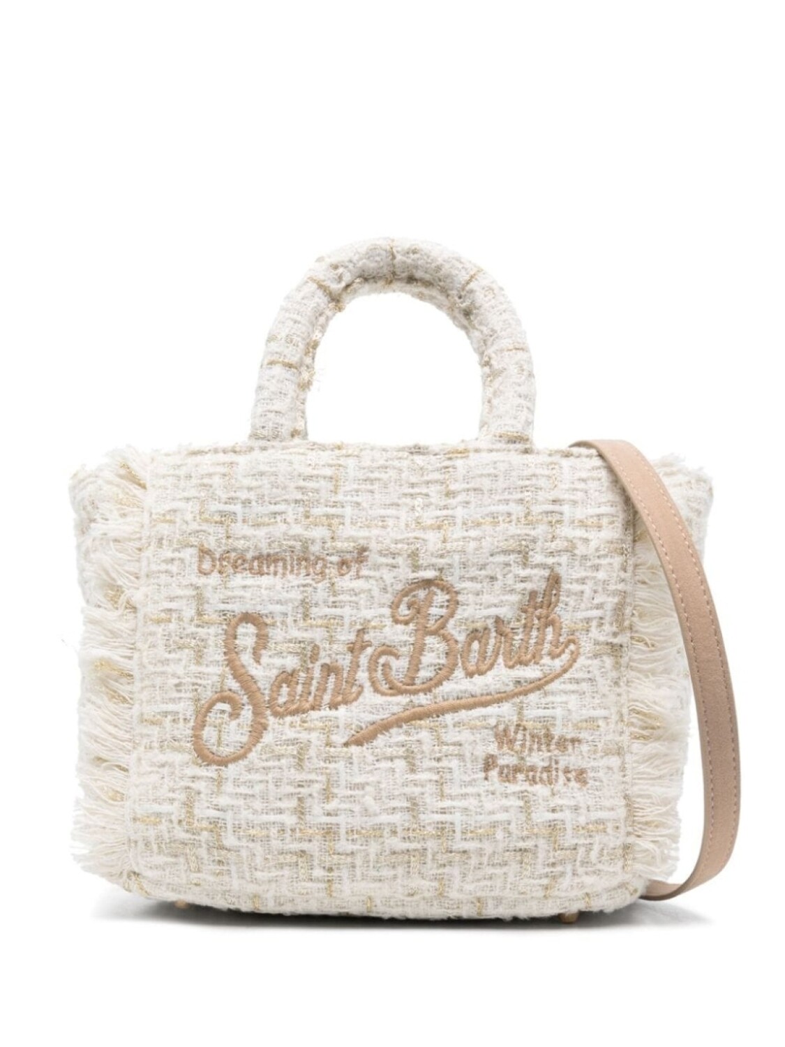 

MC2 Saint Barth Kids сумка-тоут Vanity размера мини, белый