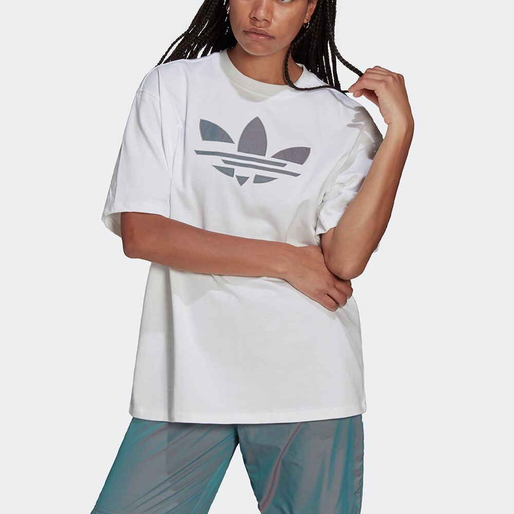 Футболка ADICOLOR женская белая Adidas Originals — фото 4