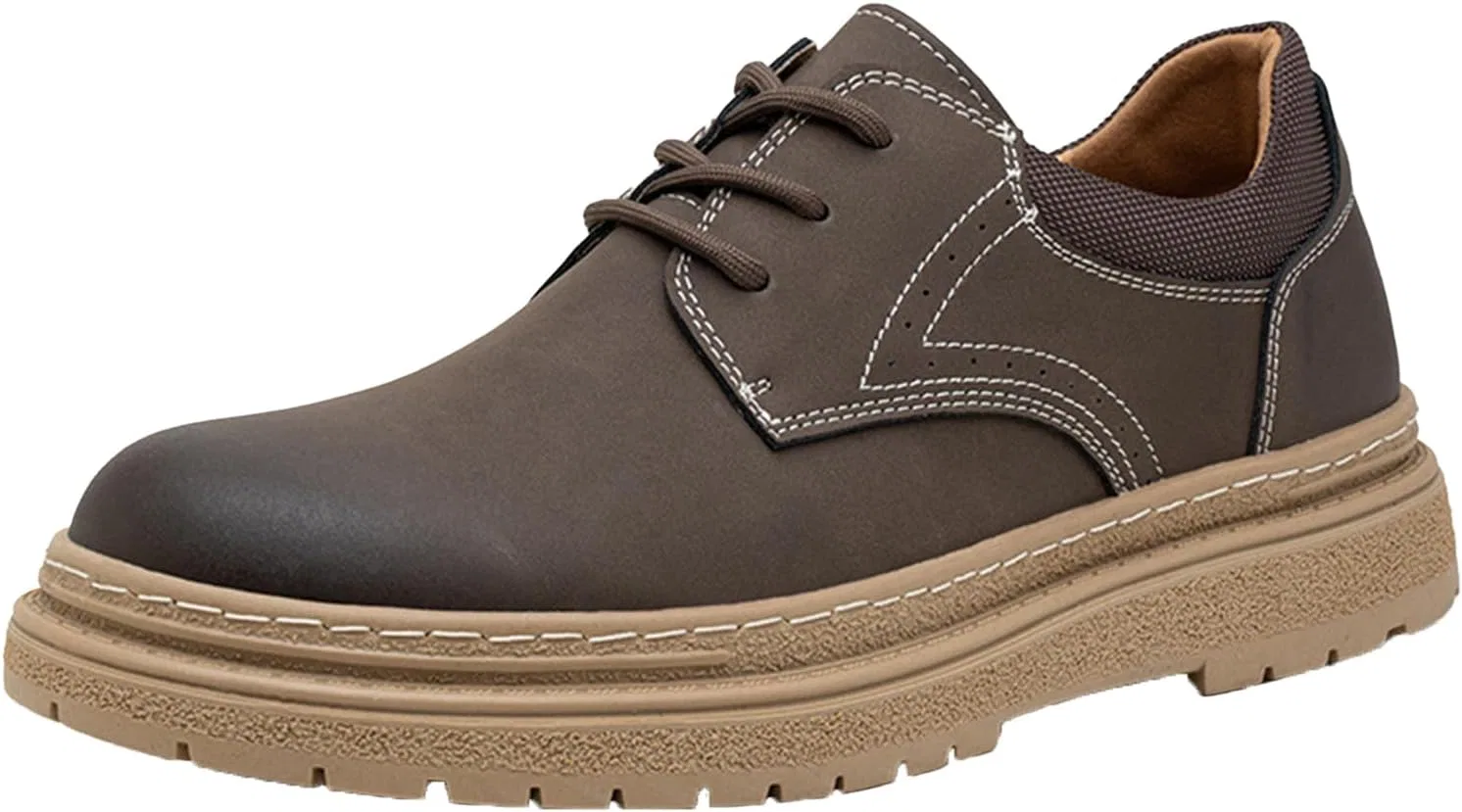 Лоферы кожаные мужские, Brown CVGVJY