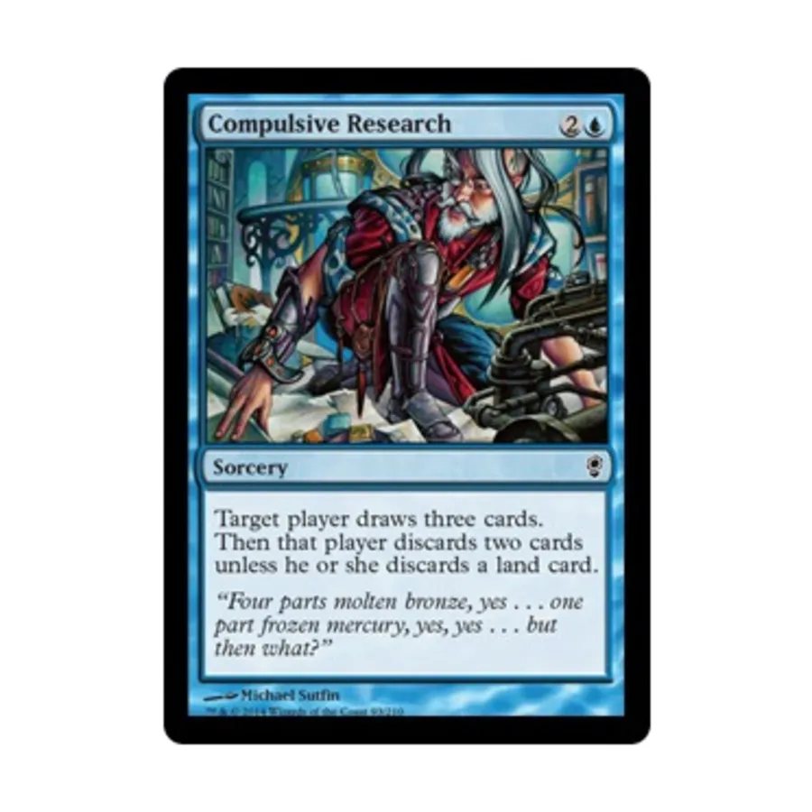 

CCG Компульсивное исследование (С), MTG - Conspiracy