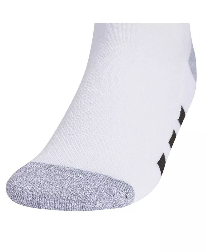 Молодежные спортивные носки с мягкой подкладкой для мальчиков, 6 шт Adidas, белый — фото 4