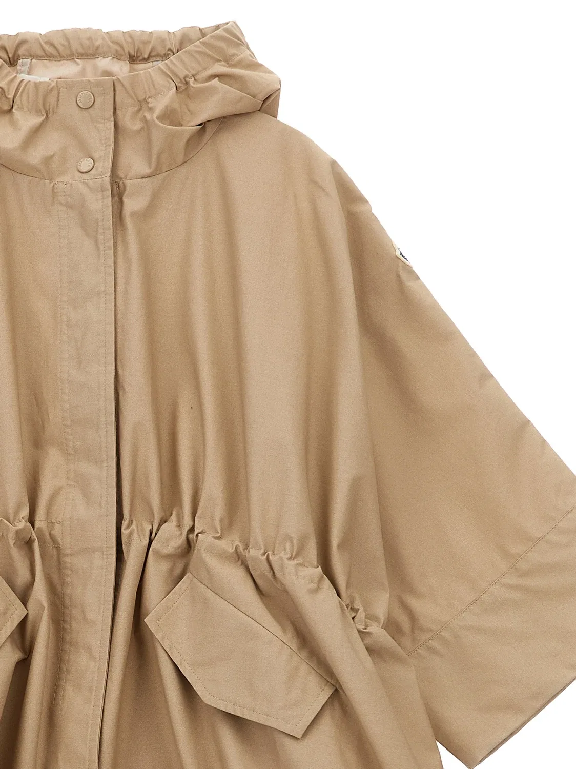 Куртка-накидка Moncler Enfant, бежевый — фото 3