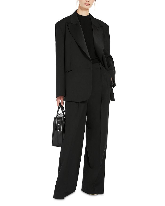 

Широкие брюки Baiocco Weekend Max Mara, черный